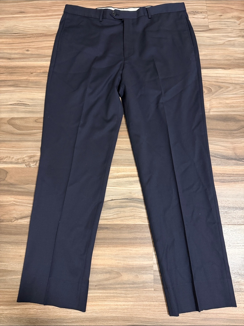 NWT Brooks Brothers Madison Fit Wool Blend Dress Pants Navy Blue 40x32 Office